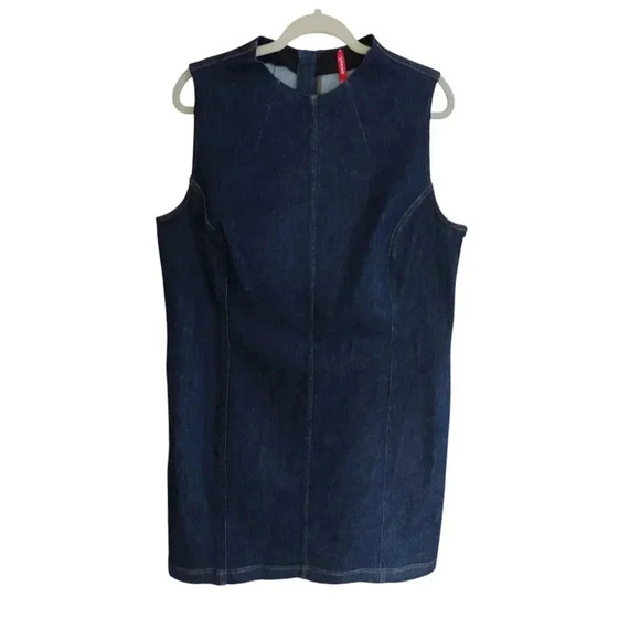 Spanx Denim Seamed Shift Dress - Picture 4 of 6